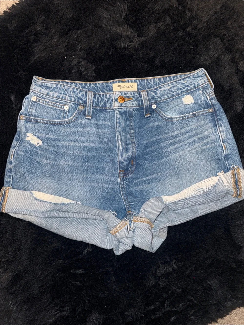 Madewell Relaxed Mid-Length Denim Shorts – Size 29